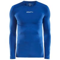 Pro control compression Baselayer LS Blauw Unisex