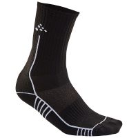 Progress Mid Sock zwart