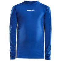 Pro control compression LS Jeugd Blauw