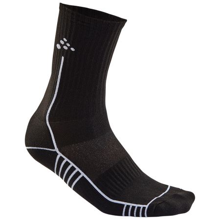 Progress Mid Sock zwart