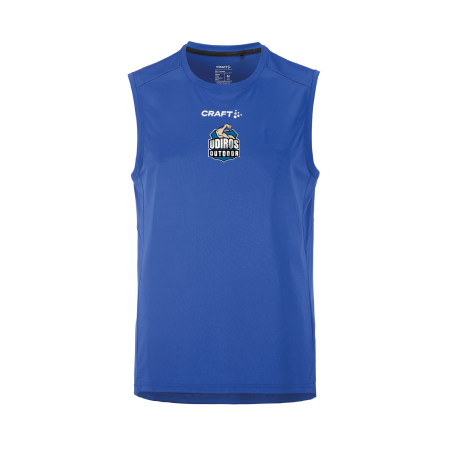 Udiros Outdoor - RUSH 2.0 SINGLET korenblauw Heren