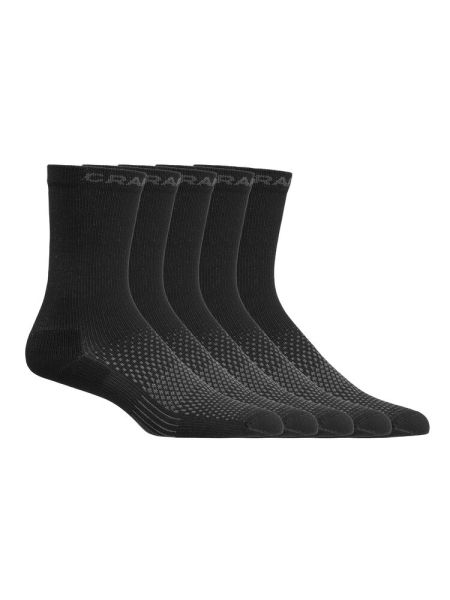 Udiros - CORE Dry High Sock 5 Pack zwart