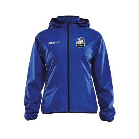 Jacket Rain korenblauw Outdoor Dames