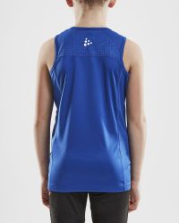 RUSH SINGLET korenblauw Jeugd
