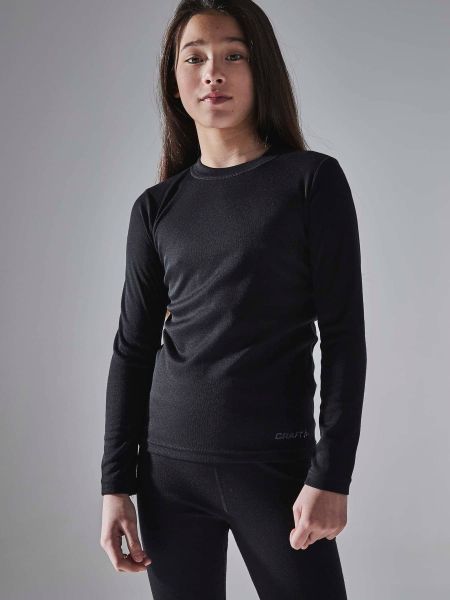 SET Core Warm Baselayer LS shirt + broek  Outdoor Junior
