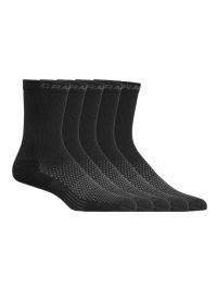 CORE Dry High Sock 5 Pack zwart