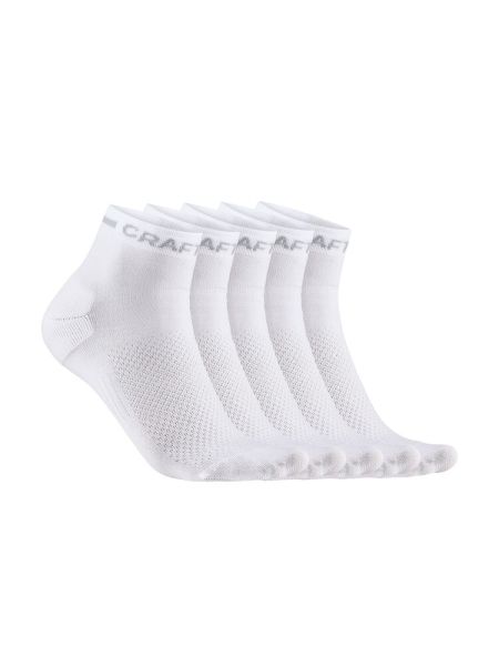 CORE Dry Mid Sock 5-Pack wit